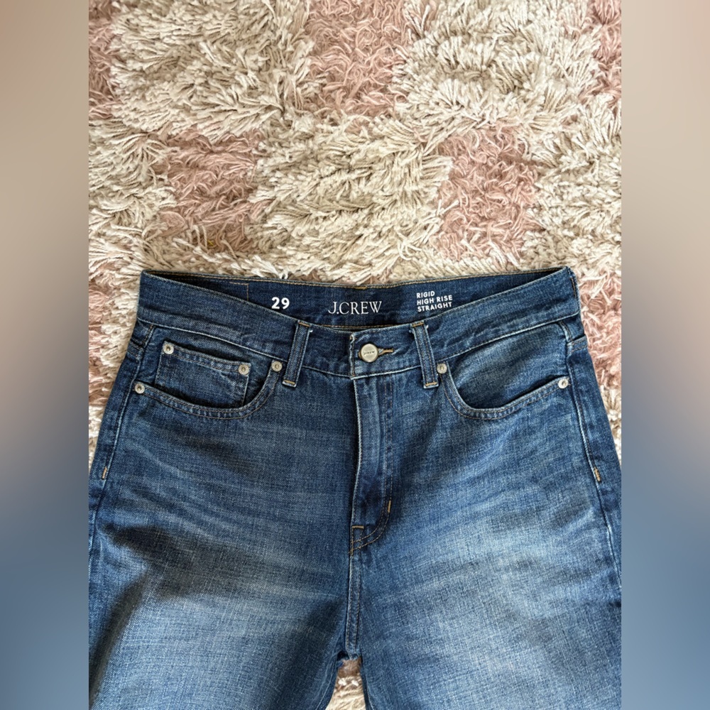 J. Crew Women's Rigid High Rise Jeans - Picture 3 of 6